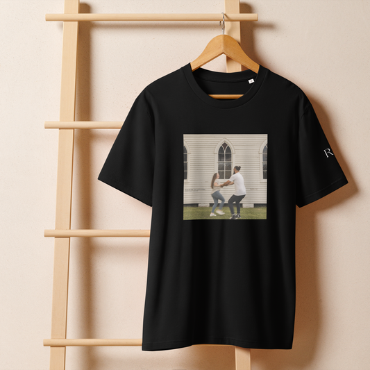 Black Unisex Organic "Whom The Son Sets Free" T-Shirt